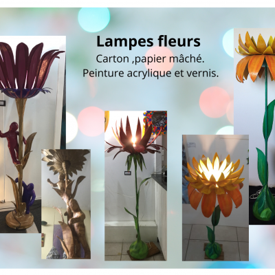 montage presentation de type d'oeuvres lumineuses 