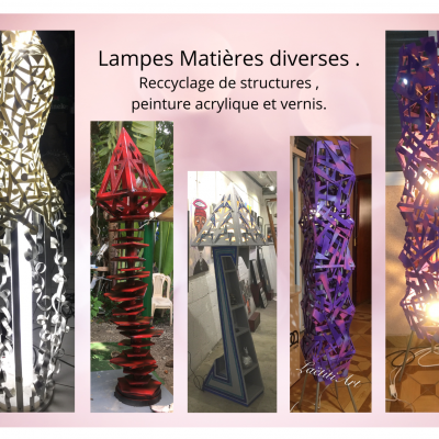 montage presentation de type d'oeuvres lumineuses 